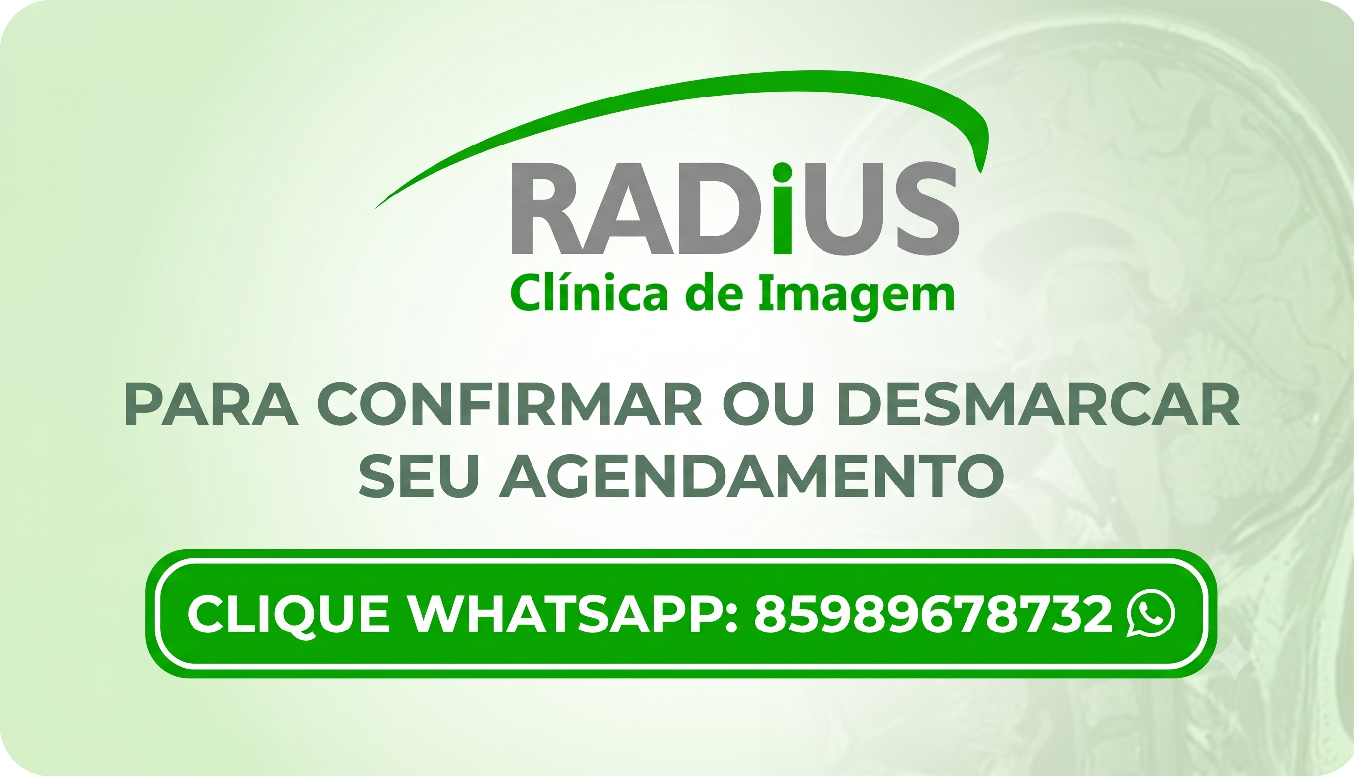 Fale conosco no WhatsApp — Clínica Radius